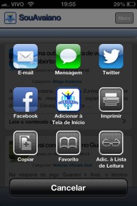 3) Clique em "Adicionar a Tela de Início"
