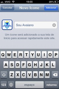 4) Clique em "Adicionar"